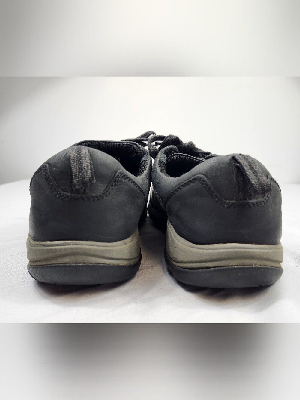 Keen Womens 10.5 M Black Gray Athletic Lace-Up Hiking Shoes - Picture 5 of 9